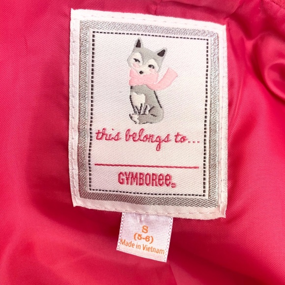 GYMBOREE Girls Pink Full Zipper Jacket SIZE S (5-6) - Picture 5 of 7